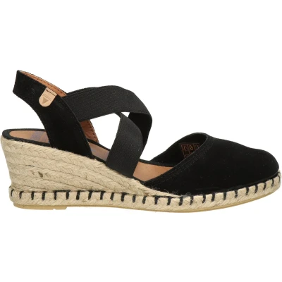 Afbeelding van Verbenas Mila Sandalen Touwzool zwart Maat 36