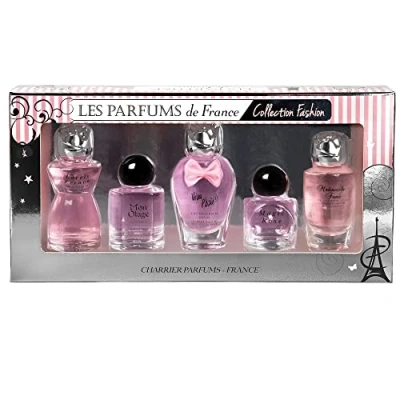Afbeelding van Charrier France Fashion Geschenkset 5 miniaturen Geurengeschenkset