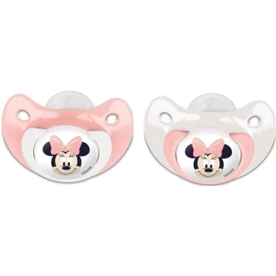 Afbeelding van Set van 2 anatomische Minnie Disney fopspenen +6 maanden