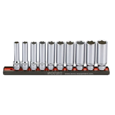 Afbeelding van SONIC 201008SON Doppenset 10 Torx Chroom vanadium staal, Aluminium 3/8 Vierkant
