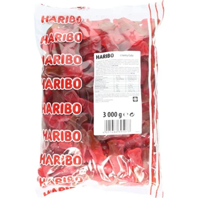 Afbeelding van Haribo Kers Cola Winegums 3kg