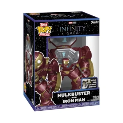 Afbeelding van Funko Bitty Bop Bot Marvel Hulkbuster With Iron Man