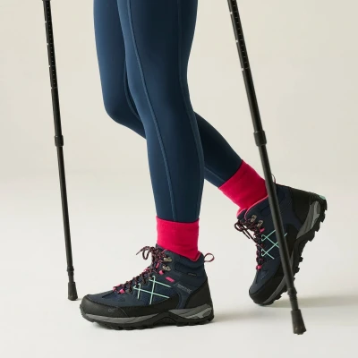Afbeelding van Regatta Samaris III High Navy Pink Wandelschoenen Dames