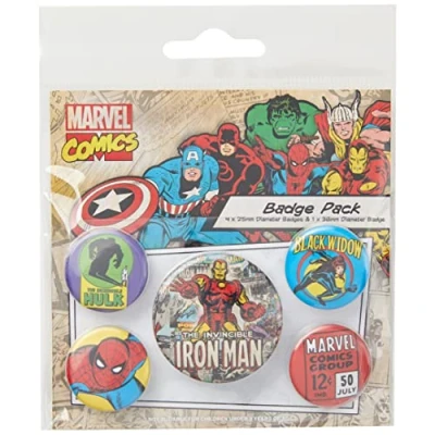 Afbeelding van Iron Man Buttons Marvel Badge Pack