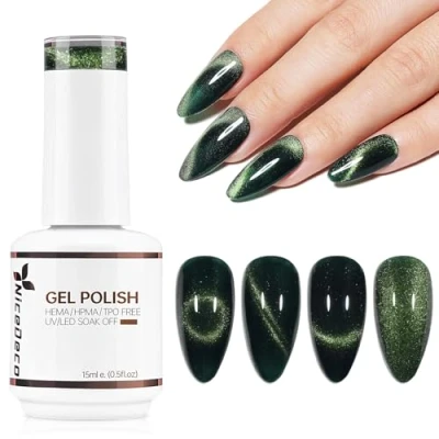 Afbeelding van Nicedeco 15 ml Cat Eye Gel nail Polish, UV/LED, soak off, magnetische gel, art, manicure, pedicure, voor professioneel, salon en thuis, gebruik N316