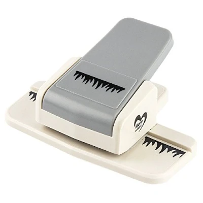 Afbeelding van Ideen mit Herz Perforator voor gazonranden, 1,2 cm x 4,2 cm, motiefpons, papier, knutselen Pasen met grasranden, paaskaarten