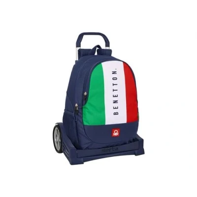 Image de SAFTA Cartable Benetton &quot;Flag&quot; avec Evolution Trolley