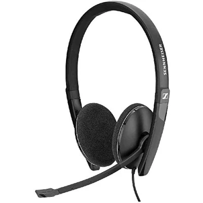 Afbeelding van Sennheiser PC 3.2 chat, ruisonderdrukking, casual gaming, licht, zeer comfortabel, minimalistisch design, oproepcontrole, opvouwbare microfoon 3,5 mm jackstekker, 3 polige connectiviteit, meerkleurig, één maat