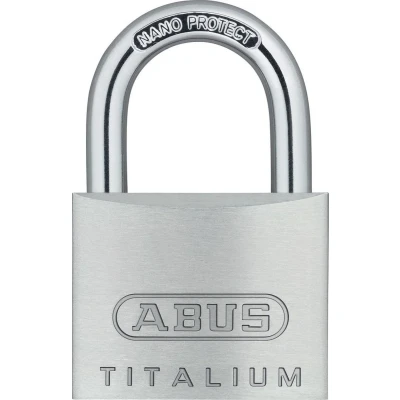 Afbeelding van ABUS Hangslot titalium 40mm aluminium/beugel gehard staal met NANO Protect (Verpakt in blister 2 stuks)
