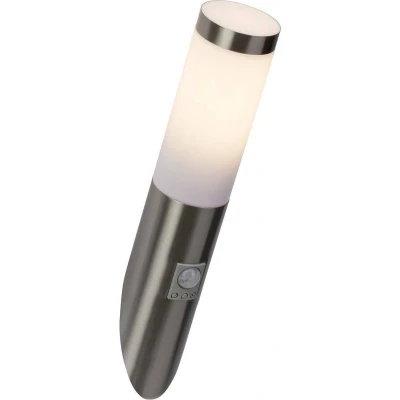 Afbeelding van Brilliant Chorus 43697/82 Buitenlamp met bewegingsmelder (wand) LED E27 10 W RVS