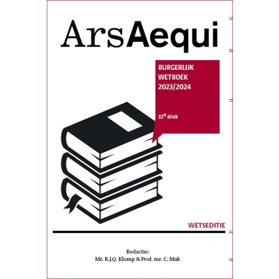 Afbeelding van Ars Aequi Wetseditie Burgerlijk wetboek 2023/2024