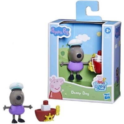 Afbeelding van Peppa Pig Friend Danny Dog 6 cm Speelfiguren set