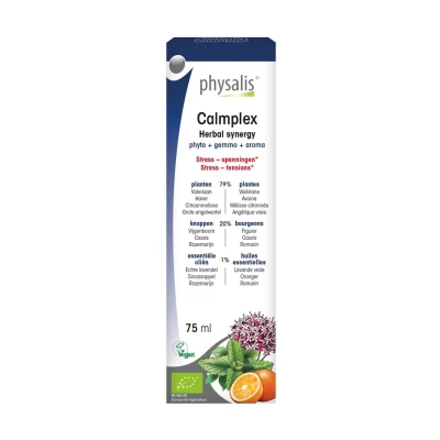 Afbeelding van Physalis Vloeibaar Supplementen Calmplex Herbal Synergy