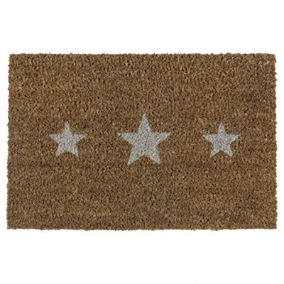 Afbeelding van andiamo Kokosmat met motief in 5 verschillende designs, kleur: sterren, afmetingen: 40 x 60 cm