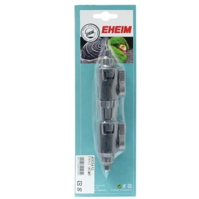 Afbeelding van Eheim dubbele kraan met snelkoppeling voor slang 9/12