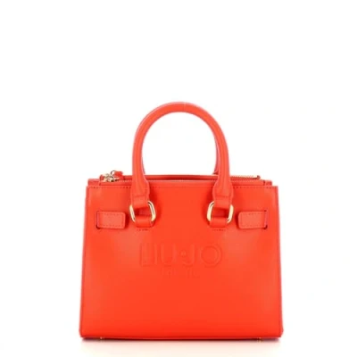 Afbeelding van Liu Jo Halona Boston Bag Dames Mini Handtas Pumpkin Rood