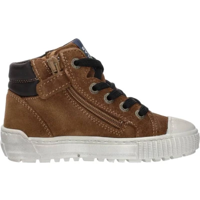 Afbeelding van Develab Veterschoenen Hoog cognac Maat 30