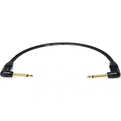 Afbeelding van Klotz pedaal Patcher 0,3m hoek Titanium TI RR030 Mono Patchkabel