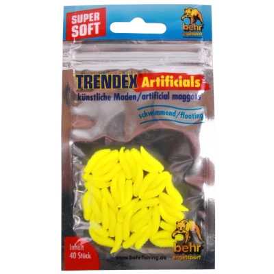 Image de Behr Imitation Maggots Fluo Yellow Appâts artificiels