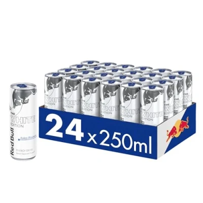 Afbeelding van Red Bull Energy Drink White Edition Kokosnootdranken, 250 ml, 24 flessen