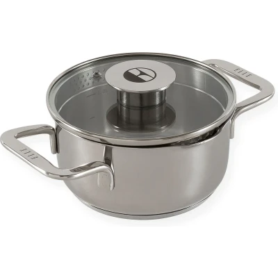 Afbeelding van ELLE Gourmet Classique Kookpan met Deksel Ø 16 cm PFAS vrije Kookpot inductie Geschikt voor alle warmtebronnen