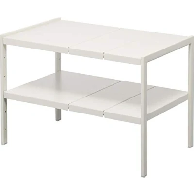 Afbeelding van Yamazaki Keukenkast Organizer Uitschuifbaar 2 niveaus Tower White