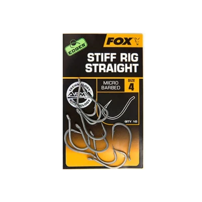 Afbeelding van Fox Edges Armapoint Stiff Rig Straight Micro Barbed 10pcs Maat : Size 4