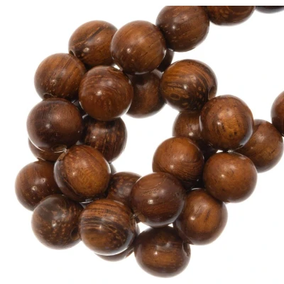 Afbeelding van Houten Kralen (10 mm) Bayong (41 stuks)