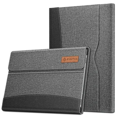 Afbeelding van FINTIE beschermhoes voor Samsung Galaxy Tab S6 10.5 2019 (compatibel met draadloos opladen S Pen) Multi Angle documentensleuven en automatische slaap /wekfunctie, grijs