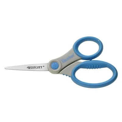 Afbeelding van Westcott Elite Microban schaar 15,5 cm Softgrip, asymmetrische ogen