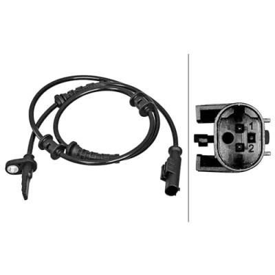 Afbeelding van HELLA 6PU 358 217 261 ABS Sensor Geluidsensor 2 885 PEUGEOT: Boxer Platform / Chassis, FIAT: Ducato III Van