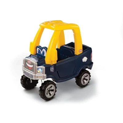 Afbeelding van Little Tikes Cozy Truck Loopauto Vanaf 1 jaar Geel/Blauw Offroad wielen