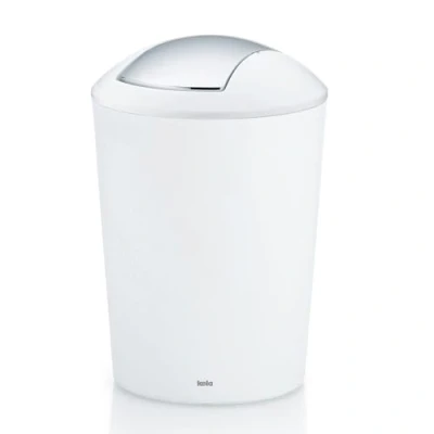 Afbeelding van Marta Afvalemmer Swing 5 l Wit Kela