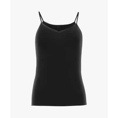 Afbeelding van Oroblu dames Perfect Line top met spaghettibandjes in de kleur Zwart, maat: M