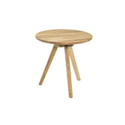 Image de Table basse ronde ARTUS en chêne massif 40cm