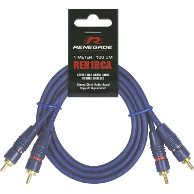 Afbeelding van Renegade Ren1RCA Cinch kabel 1.00 m [2x stekker 2x stekker]