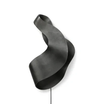 Afbeelding van ferm LIVING Oyster Wandlamp Black