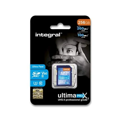 Image de Integral UltimaPro X2 Carte mémoire flash 256 Go Video Class V60 / UHS II U3 Class10 SDXC
