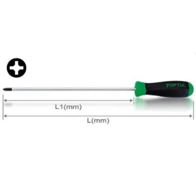 Afbeelding van TOPTUL FBCB0140 Schroevendraaier PH1 400 Magnetisch