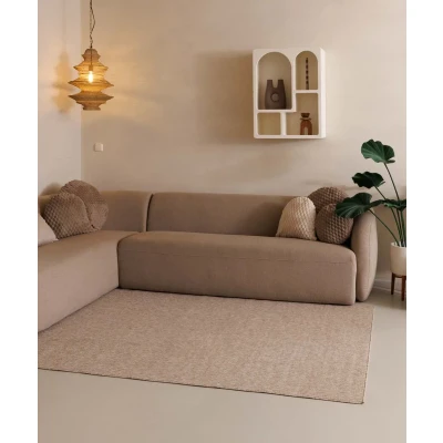 Afbeelding van Laagpolig Vloerkleed Lush Beige 160x230 Cm