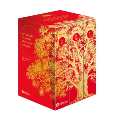 Image de Dictionnaire Historique de la langue française coffret 3 volumes rouge