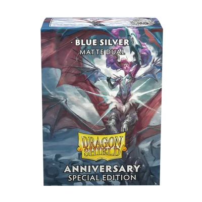 Afbeelding van Arcane Tinmen ApS ART15064 Dragon Shield Mat Blauw/Silver Special Edition