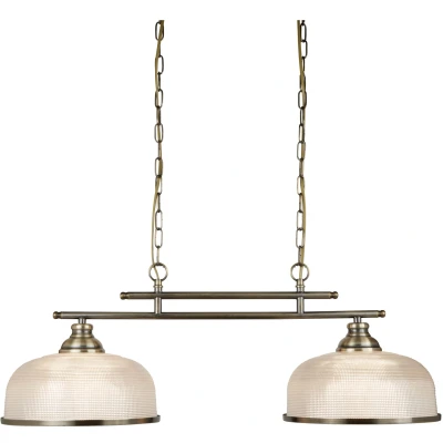 Afbeelding van Hanglamp Bistro II 2 lamps messing