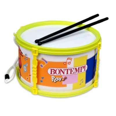 Afbeelding van Bontempi 50 2547 gele trommel en stokken