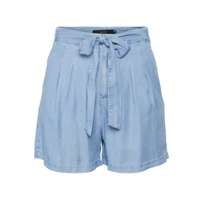 Afbeelding van Vero Moda Summer GA NOO Shorts, Dames, Maat: XS, Light blue denim