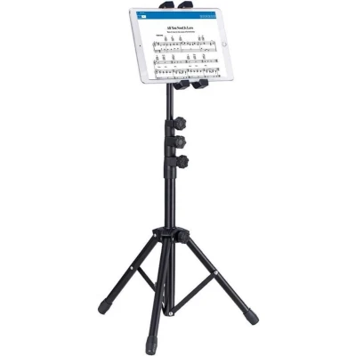 Afbeelding van Universele Tablet/iPad Tripod Statief Verstelbare Lessenaar Muziekstandaard