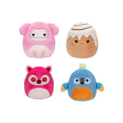 Afbeelding van MicroMallows by Squishmallows 6,5cm 4 Pack Plush Chanel, Brina, Lucia, Tenise