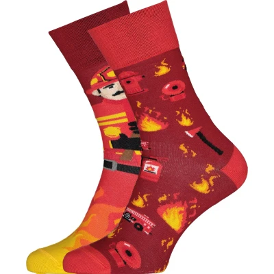 Afbeelding van Many Mornings sokken Fireman Unisex Maat: 35 38