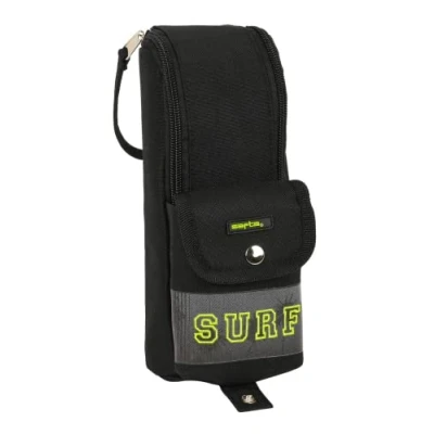 Afbeelding van Schoolpennenzak Safta Surf Zwart (6 x 21 6 cm)