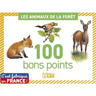 Image de 100 bons points animaux foret